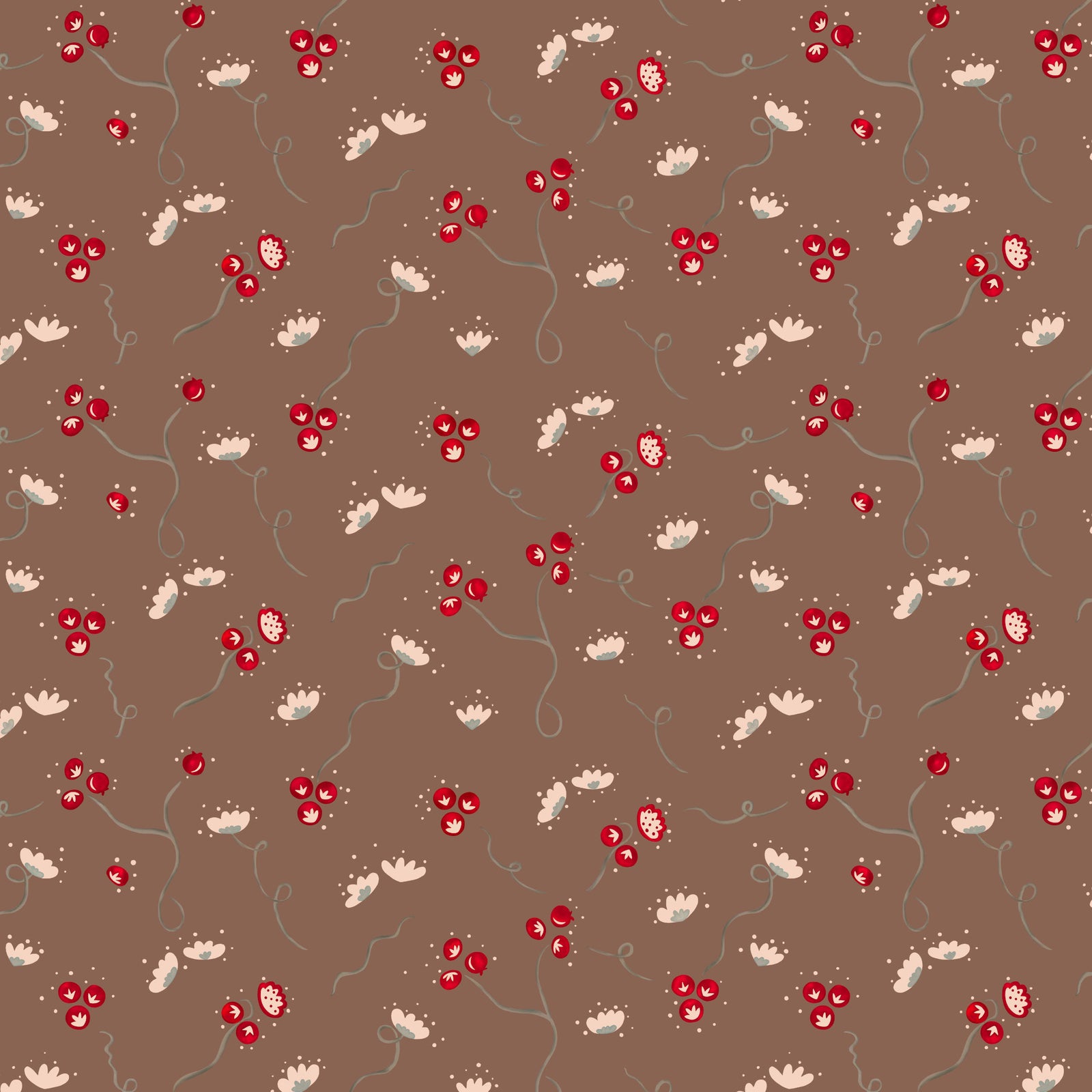 Olivia Wallpaper - Brown