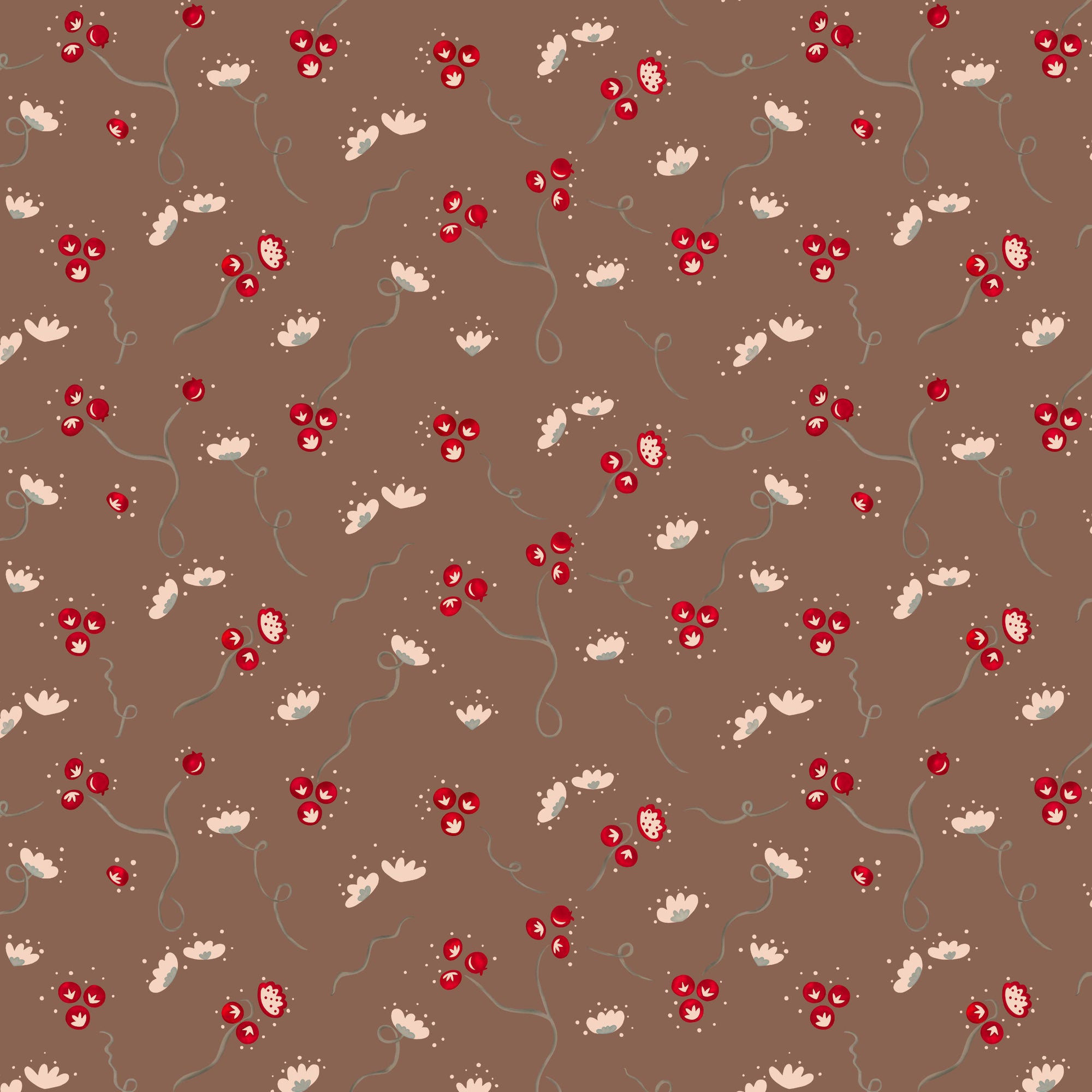 Olivia Wallpaper - Brown