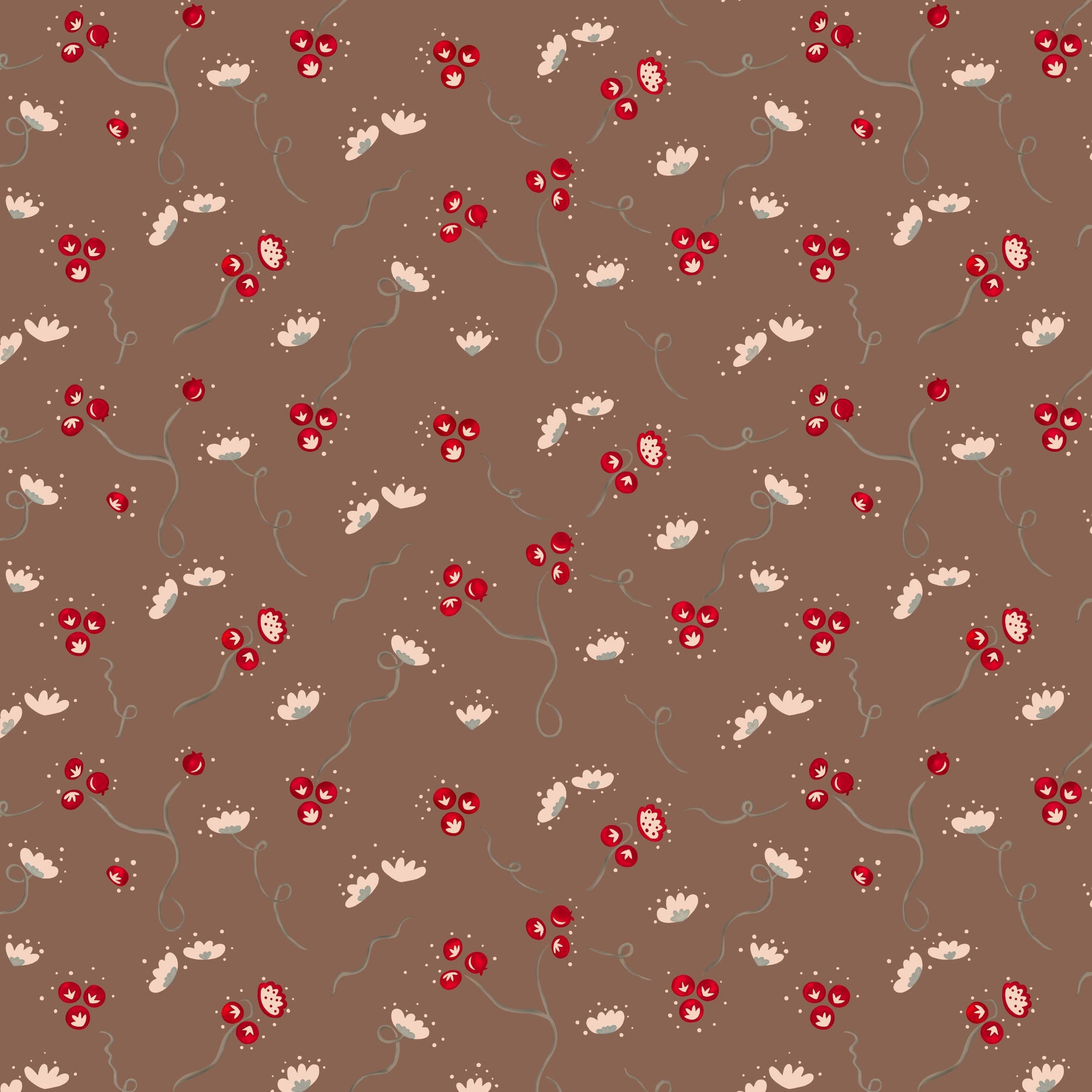 Olivia Wallpaper - Brown