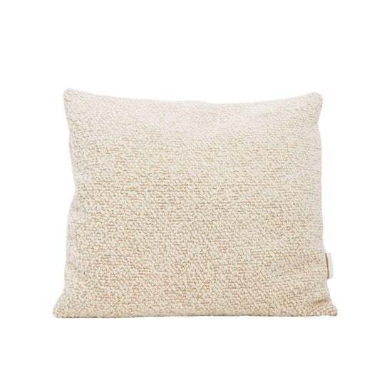 Le Carré - Wool Bouclé Checkered Cushion Sawdust/Eggshell