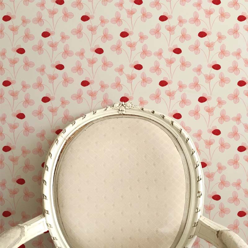 Chintz Constance Wallpaper - Pink