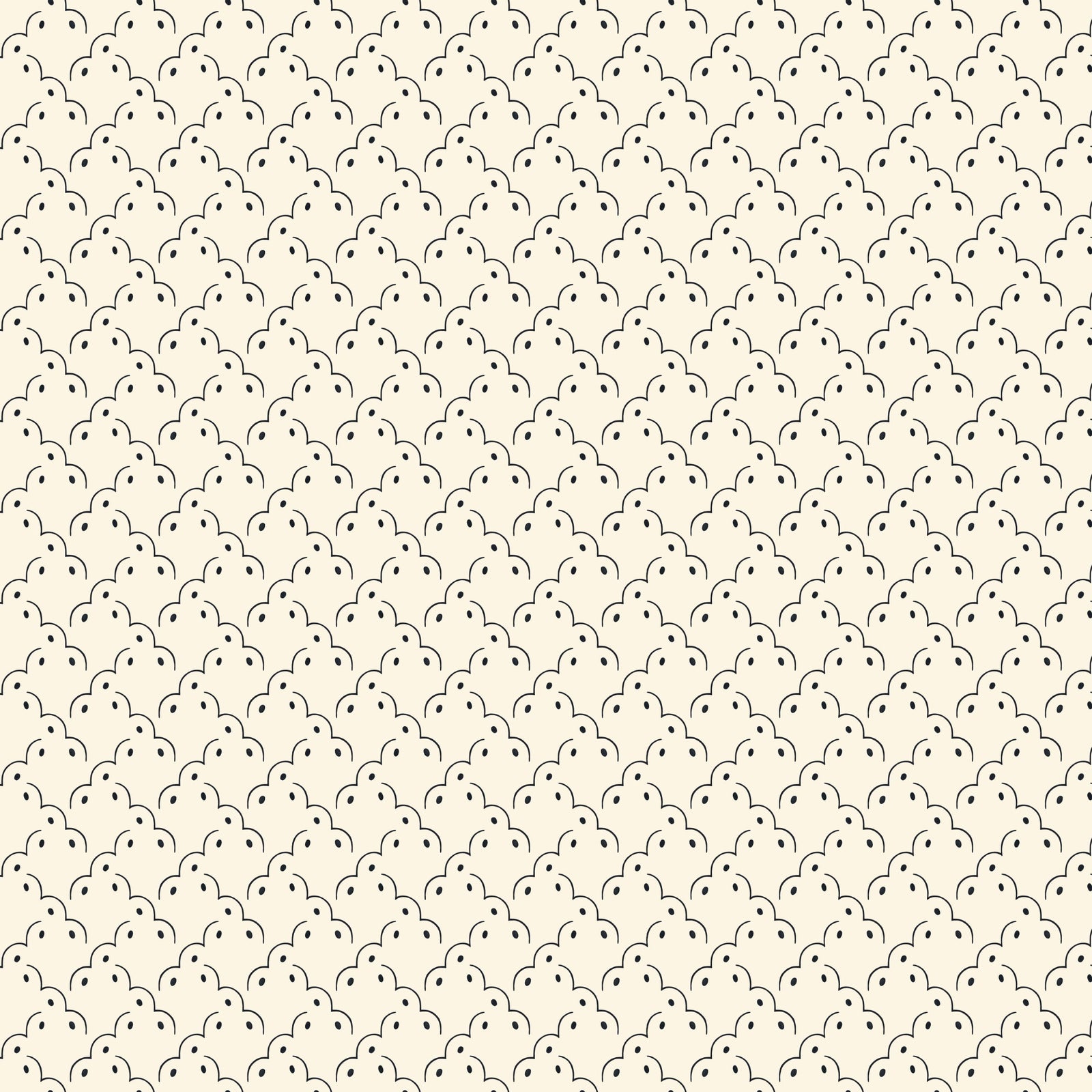 Frogspawn Wallpaper - Black