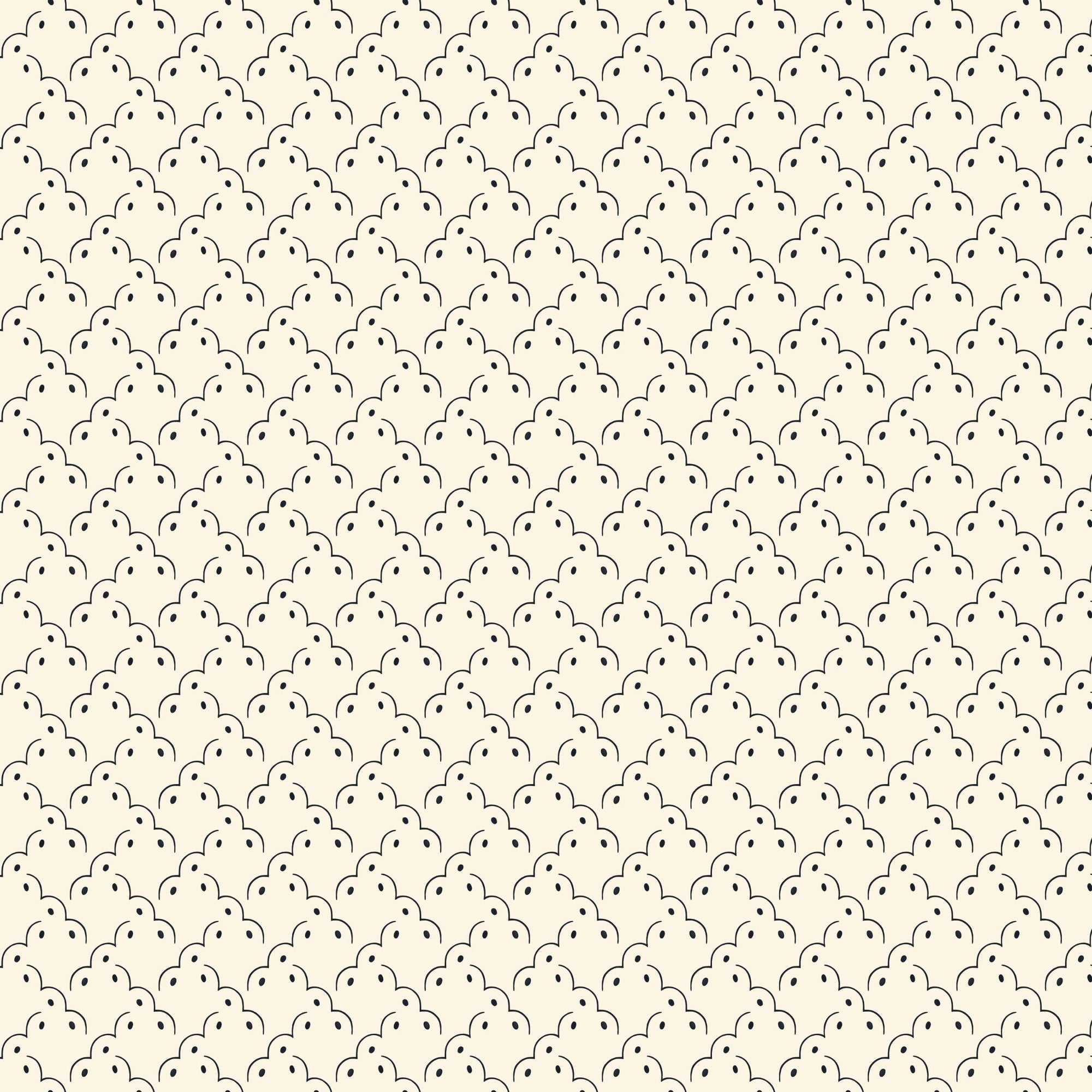 Frogspawn Wallpaper - Black