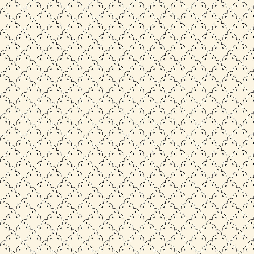 Frogspawn Wallpaper - Black