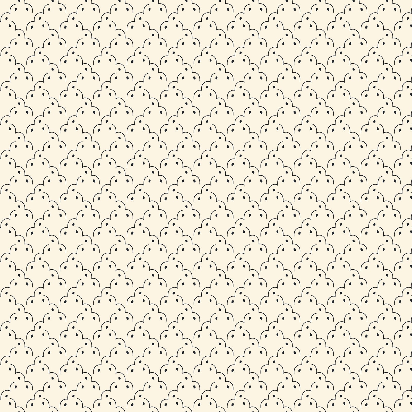 Frogspawn Wallpaper - Black