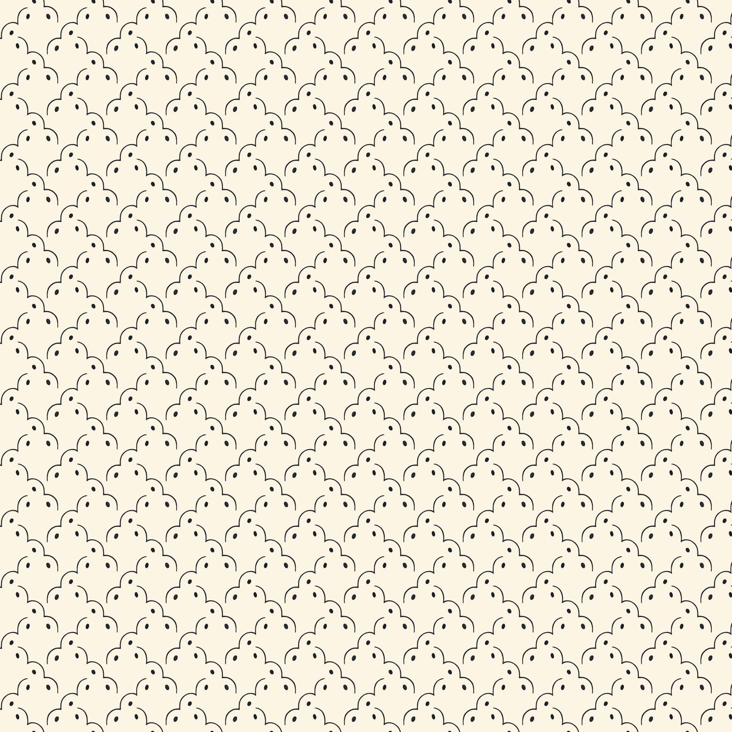 Frogspawn Wallpaper - Black