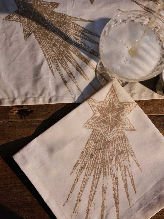Christmas Star Napkins (Set of Four)
