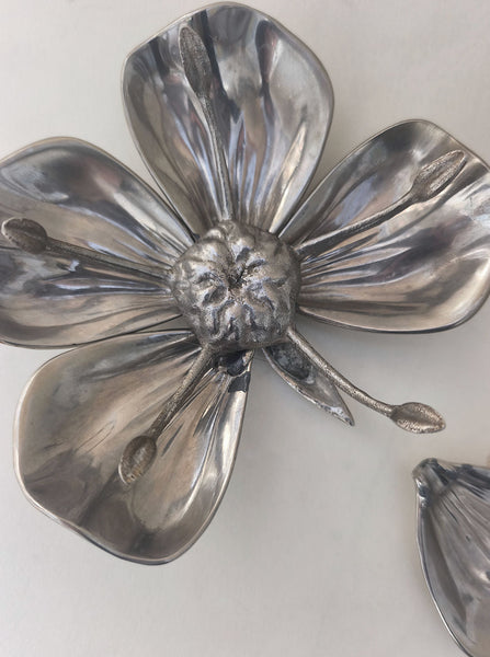 Vintage Art Nouveau Floral Ashtray