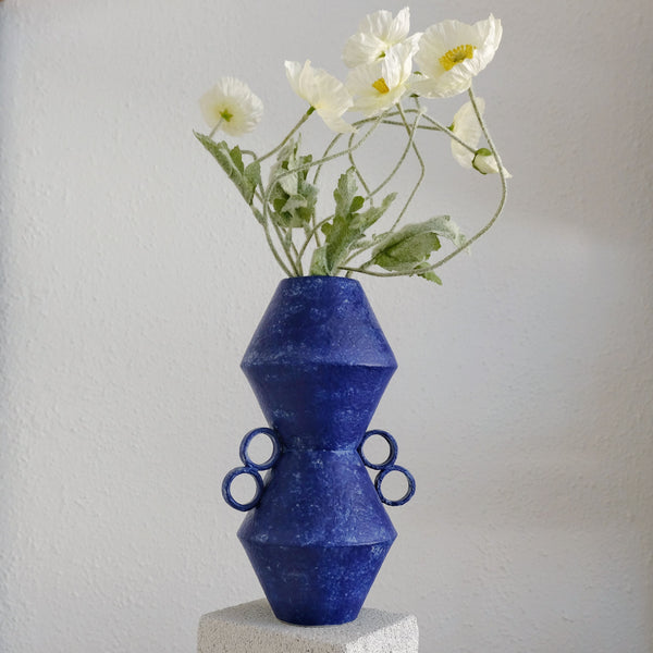 Gizella - Ceramic Vase - Blue