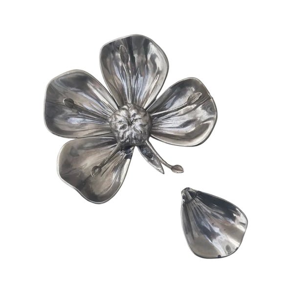 Vintage Art Nouveau Floral Ashtray
