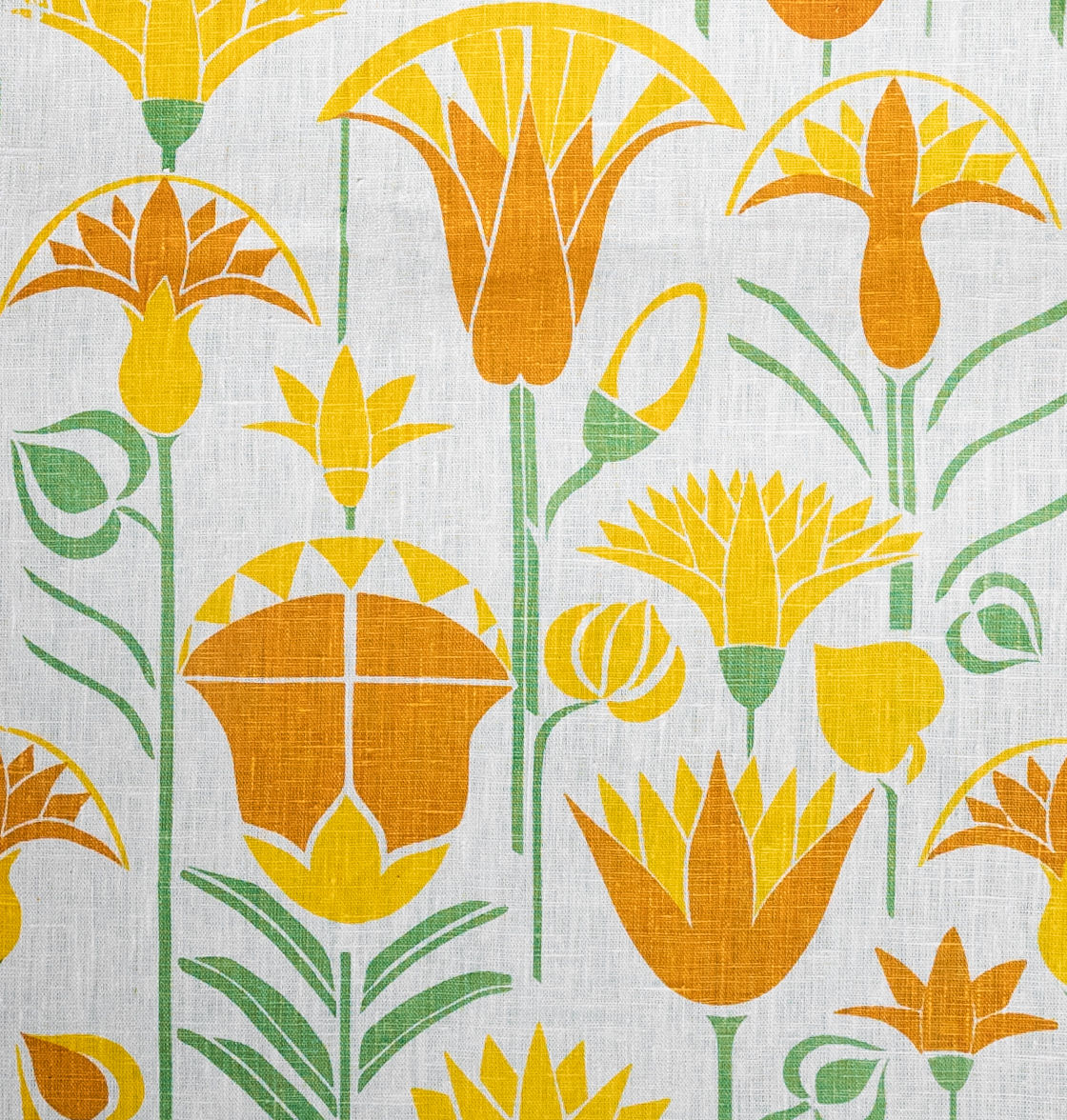 Lotus Fabric (Tones of Yellow)