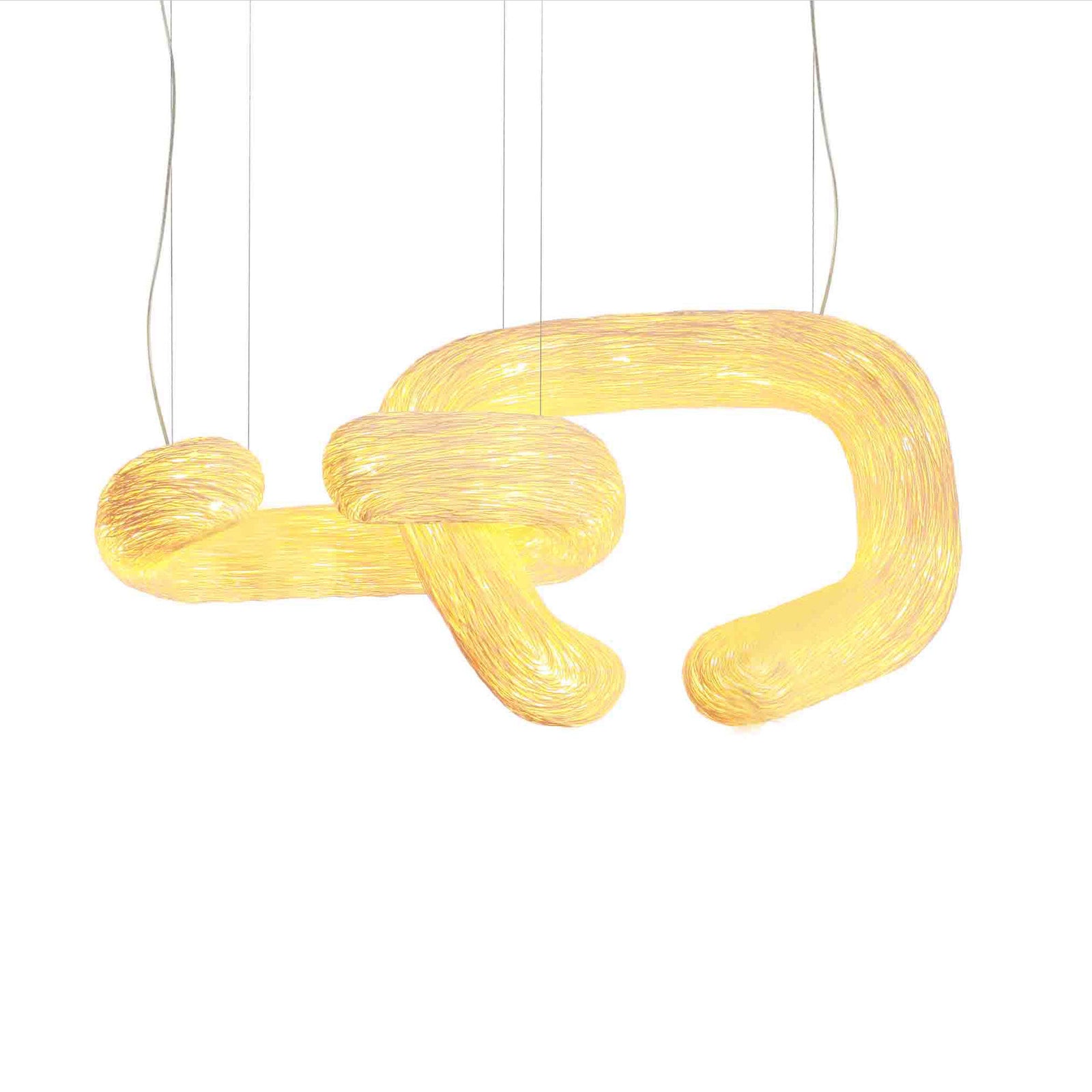 Set of 2 Orbette Pendant Lights by Ango – Handwoven Rattan Sculptural Design