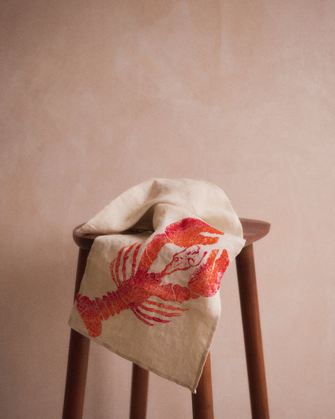 Lobster Napkins. Set of 4