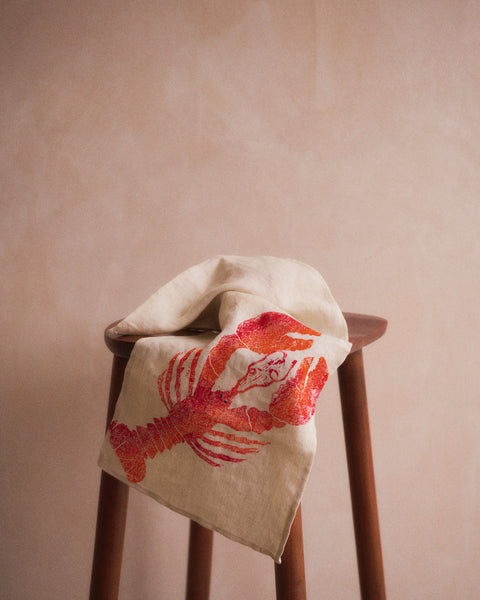 Lobster Napkins. Set of 4