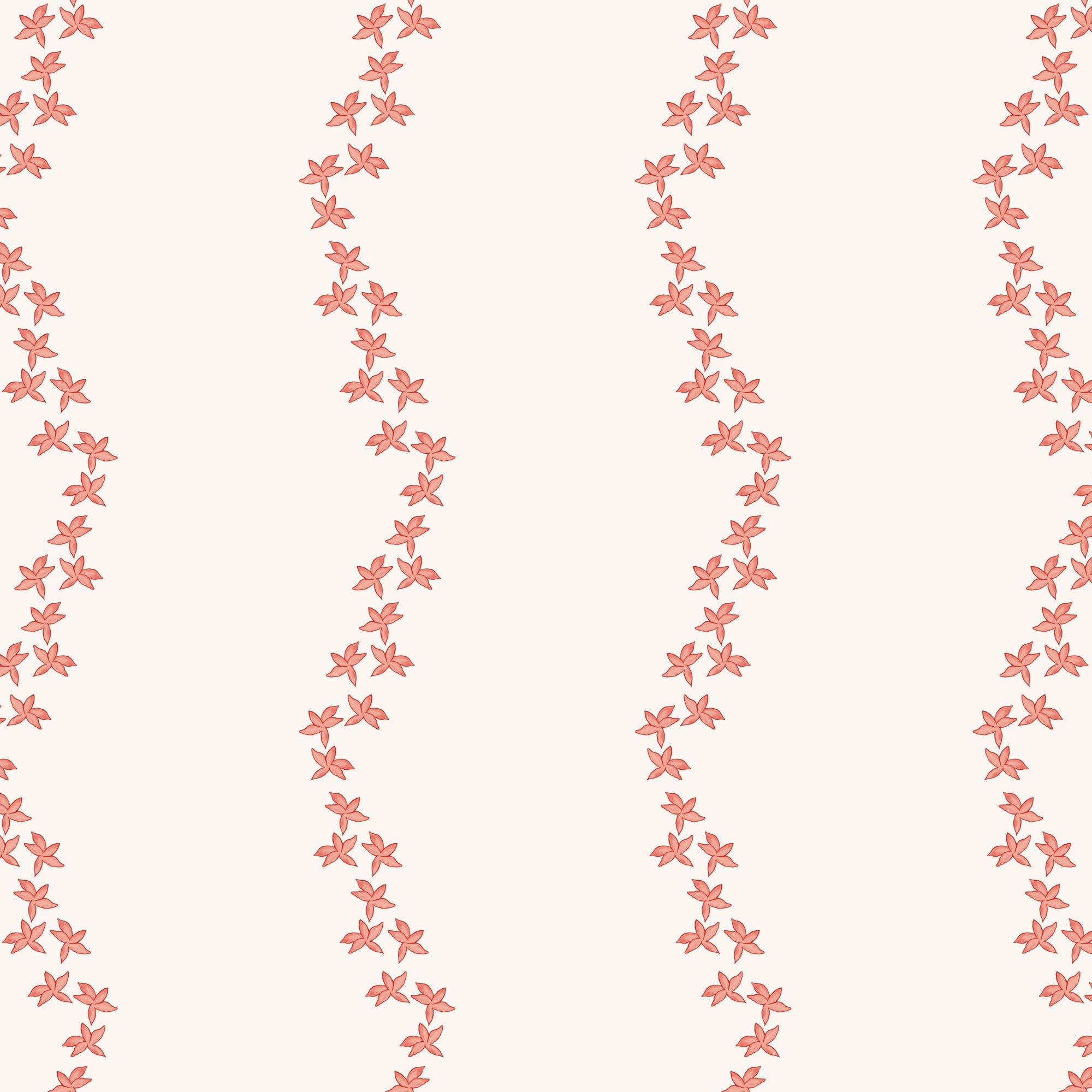 Guirlande Wallpaper - Coral