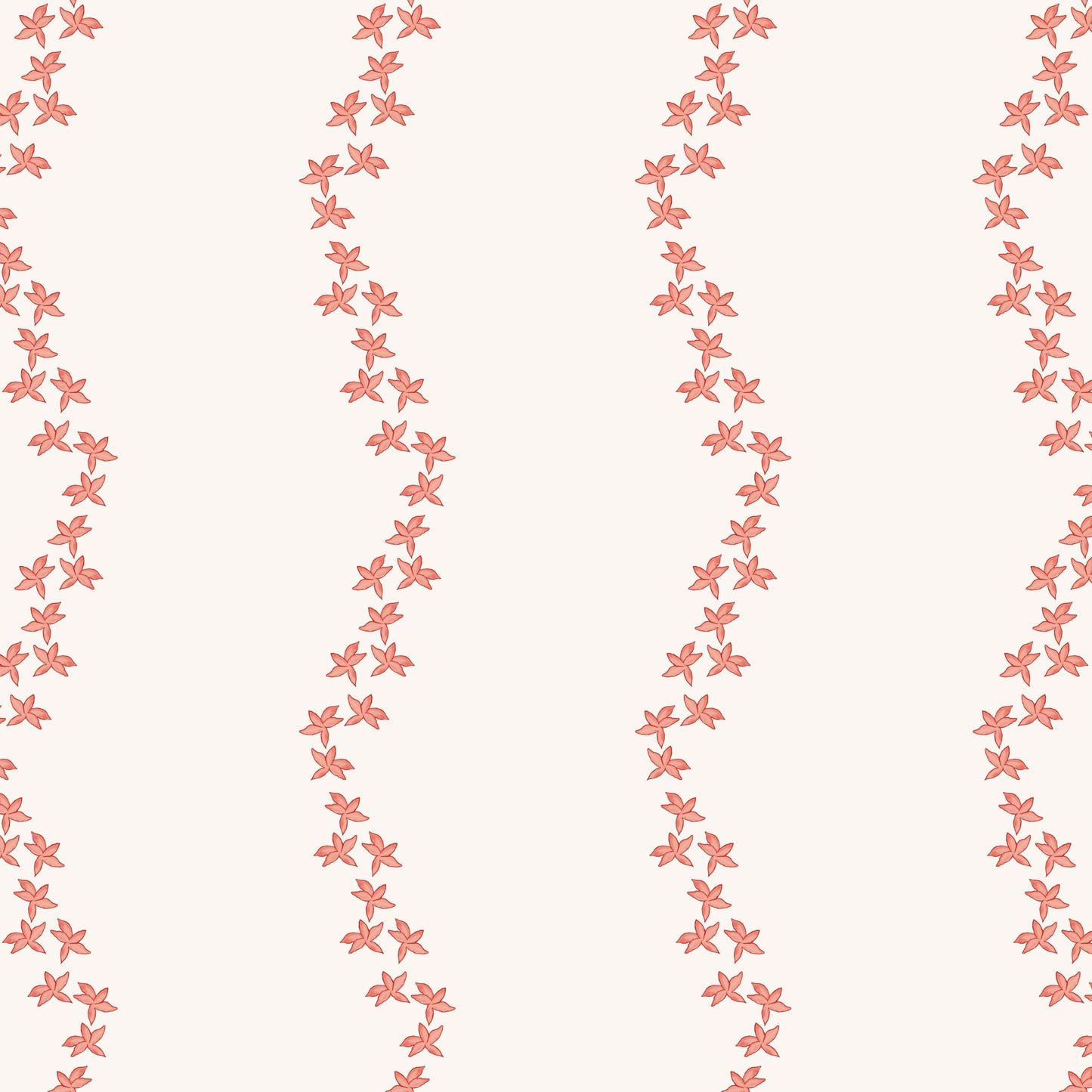 Guirlande Wallpaper - Coral