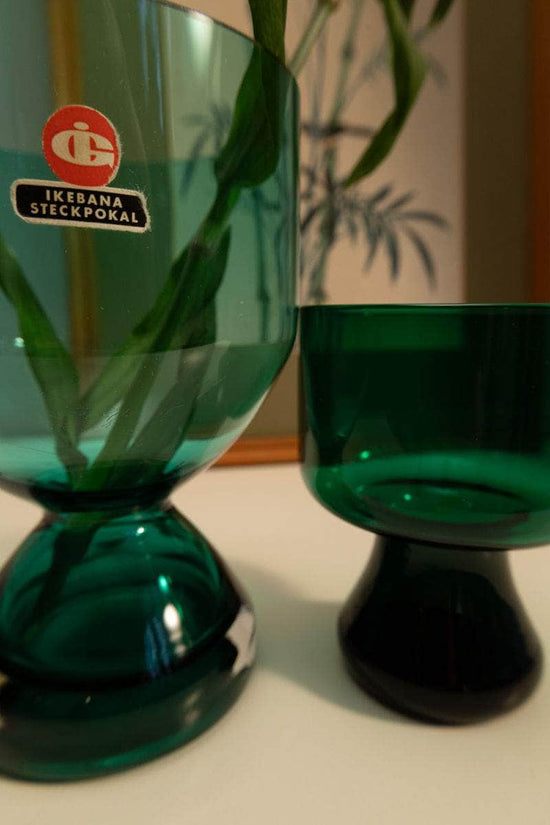 Vintage Ikebana Vases Pair by Ingrid Glass