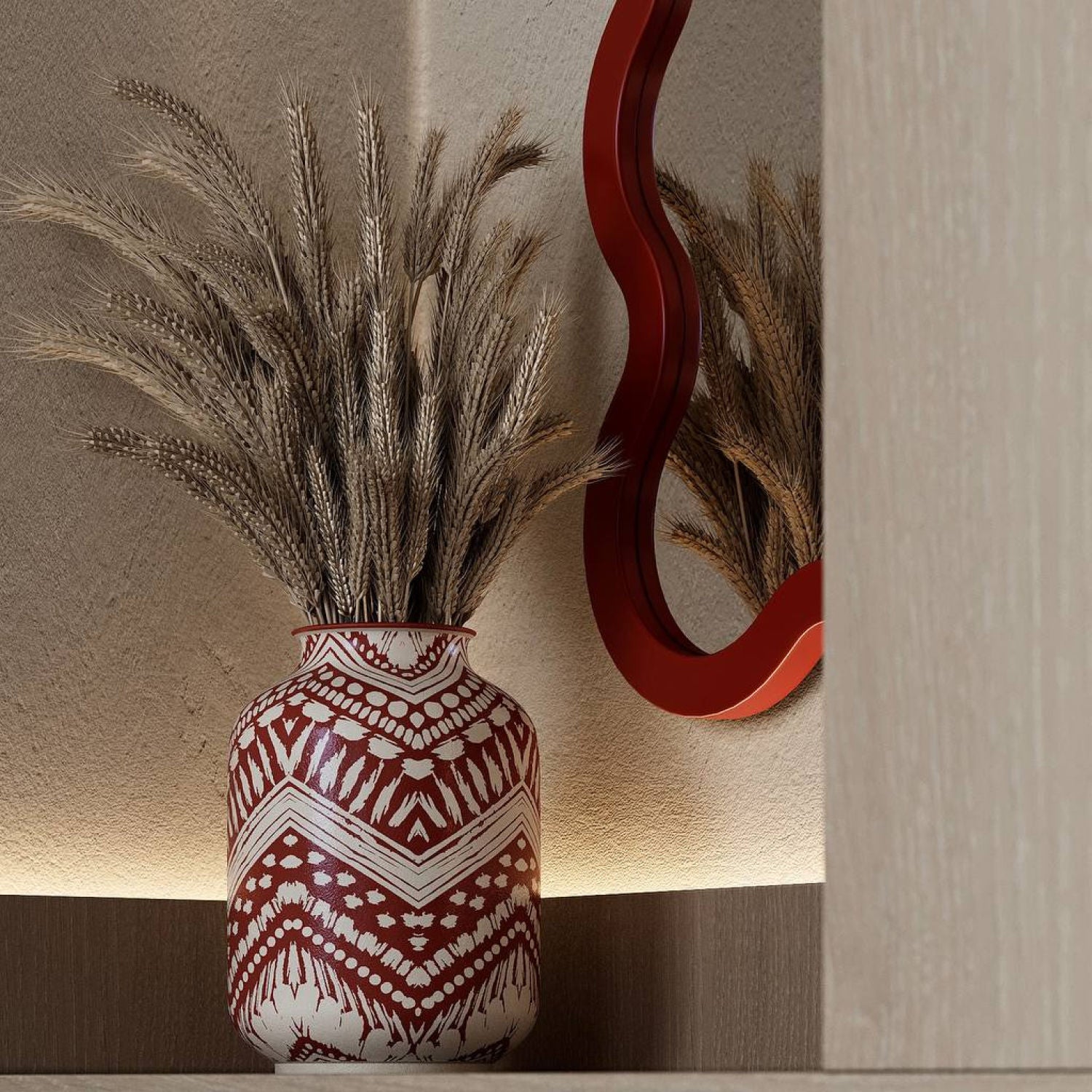 Hvyli 8 - Square Wavy Mirror