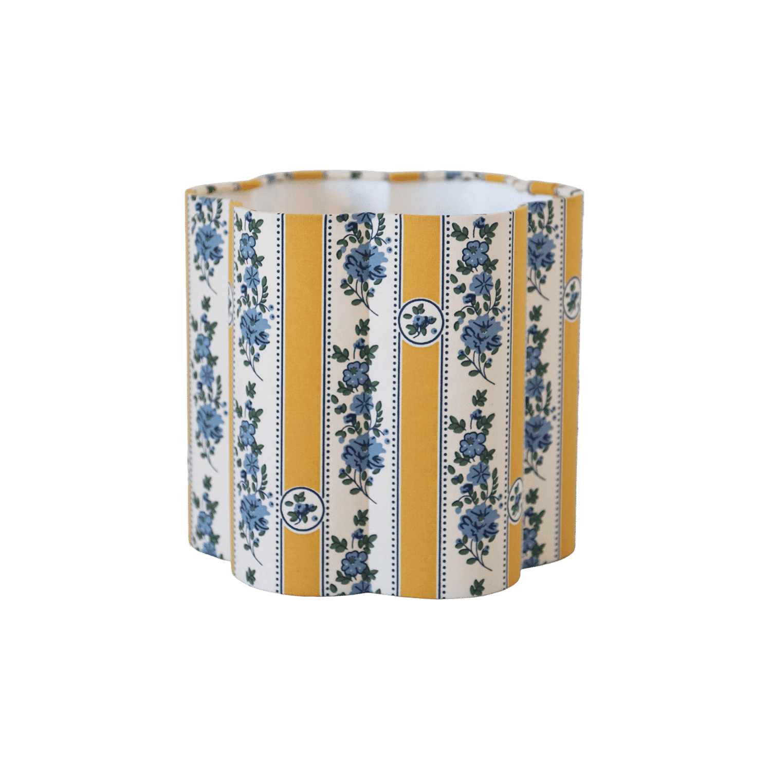 Flora Flower-Shaped Lampshade Yellow Table Lamp