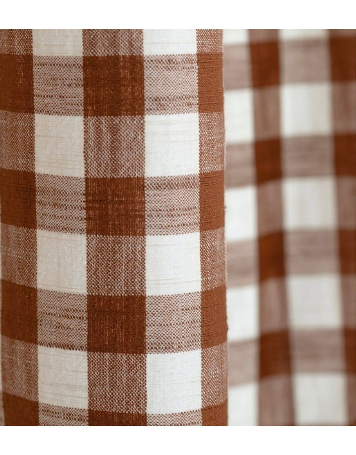 Conical Pendant Light Large Checks Malala ‘Terra’