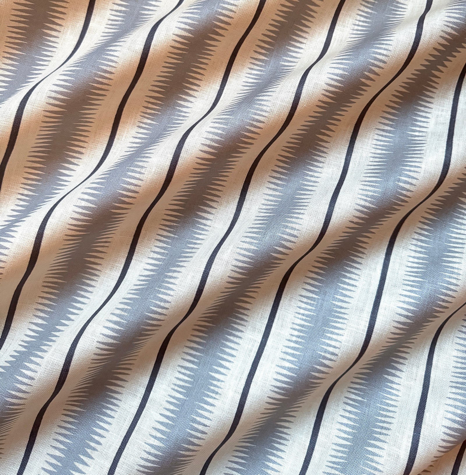 Squiggle Fabric - Pacific