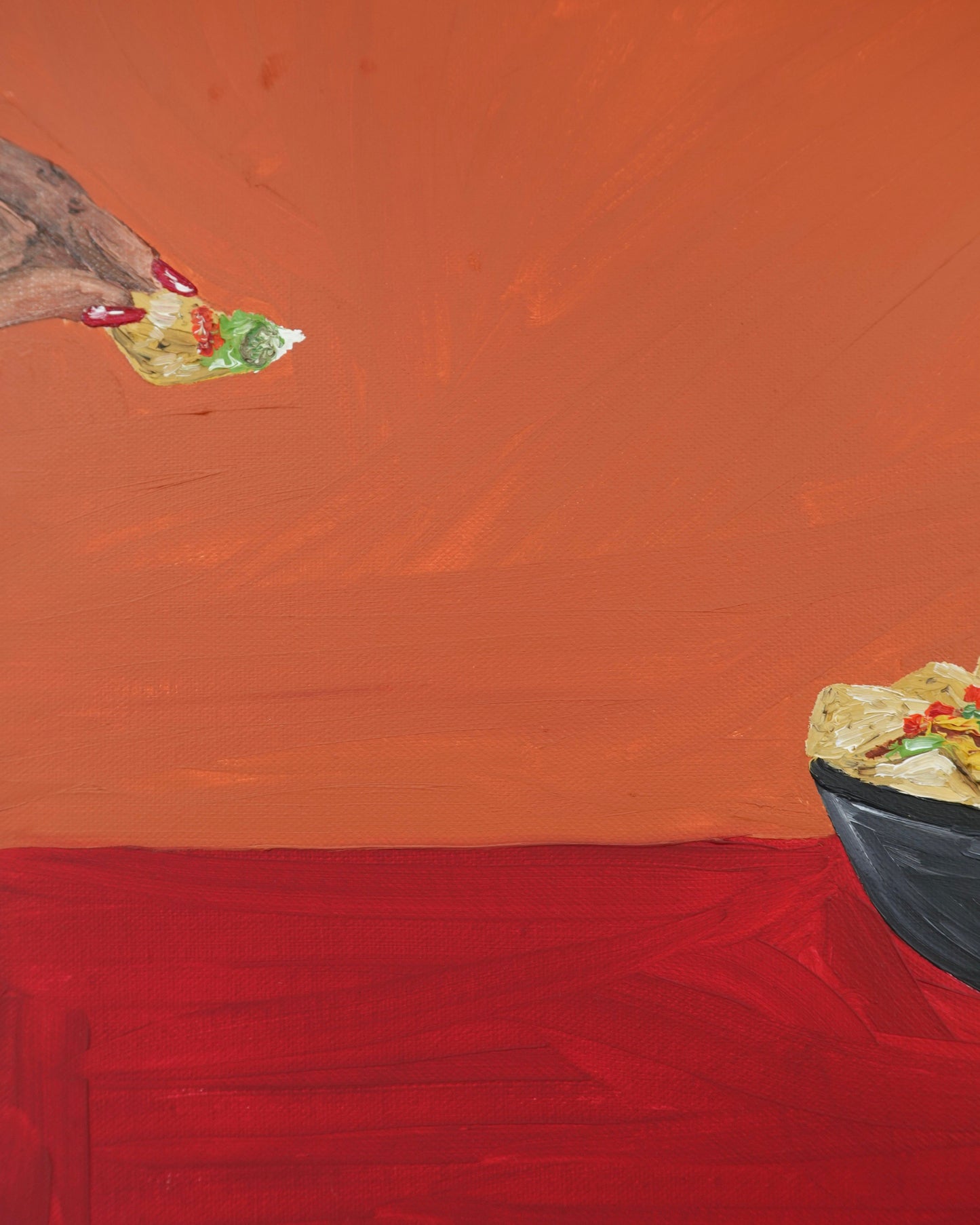 Sharing Nachos and Margaritas Painting