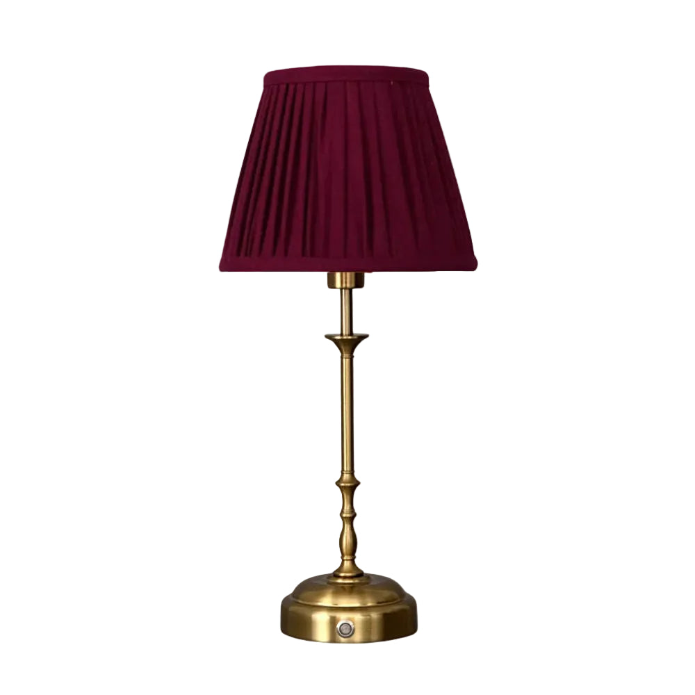 Freddie Table Lamp - Wine Red