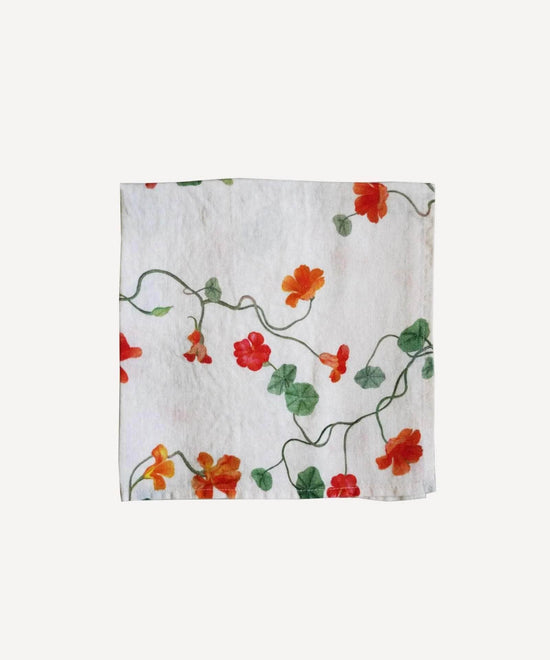 Nasturtium Linen Napkin