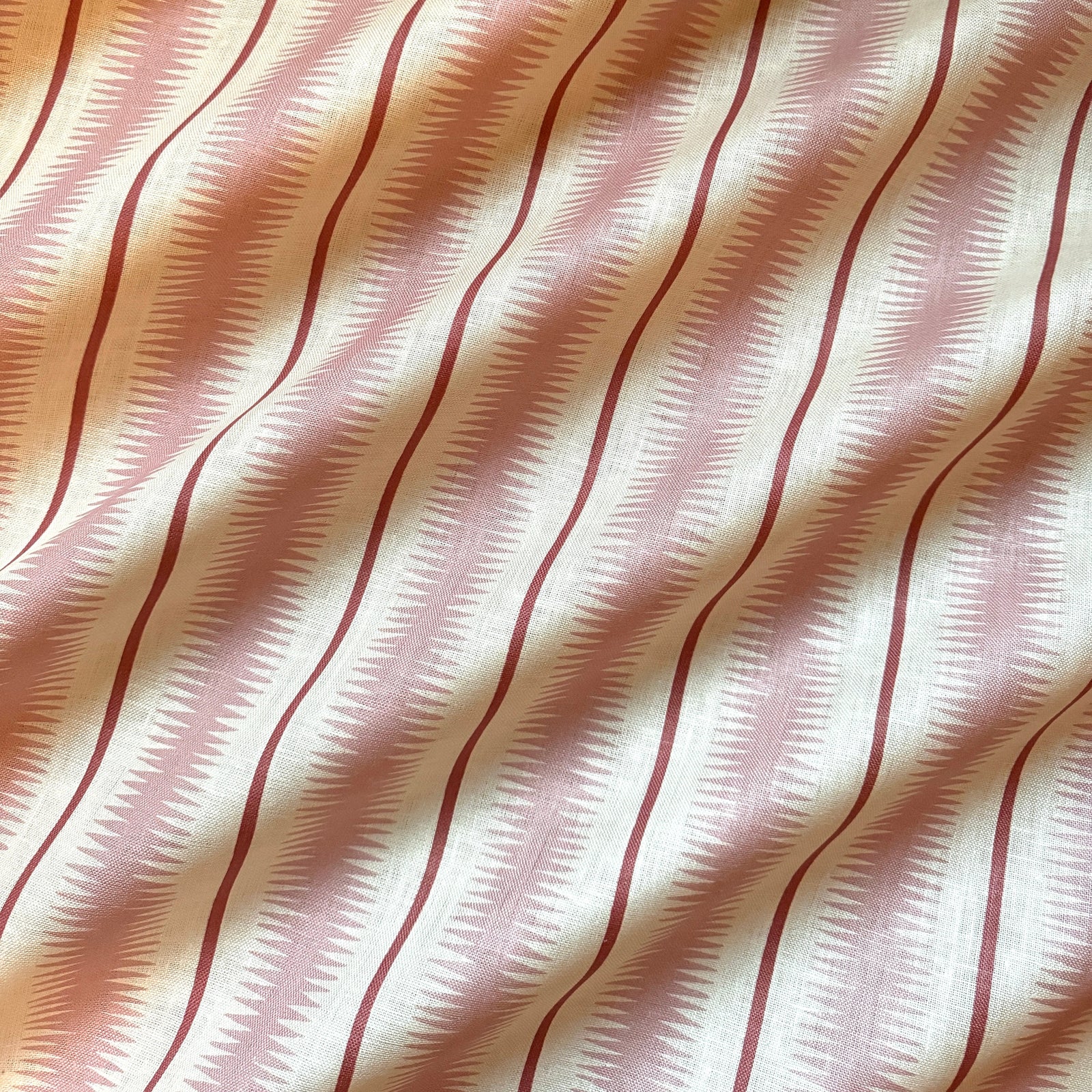 Squiggle Fabric - Blush