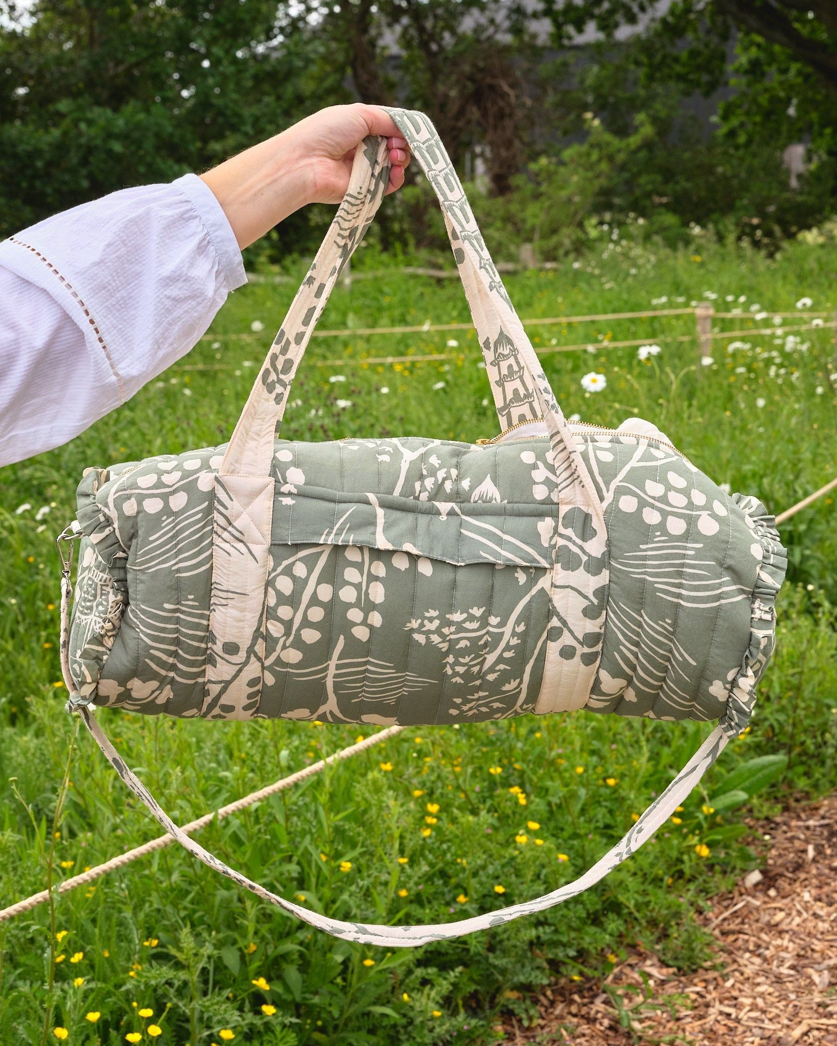 Chinoiserie Quilted Bag