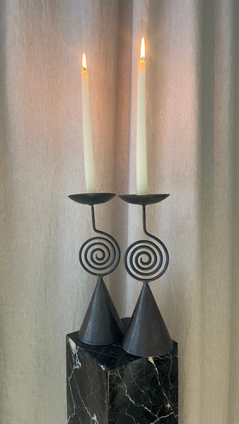 Pier One Metal Candle Holders Metal Spiral Design