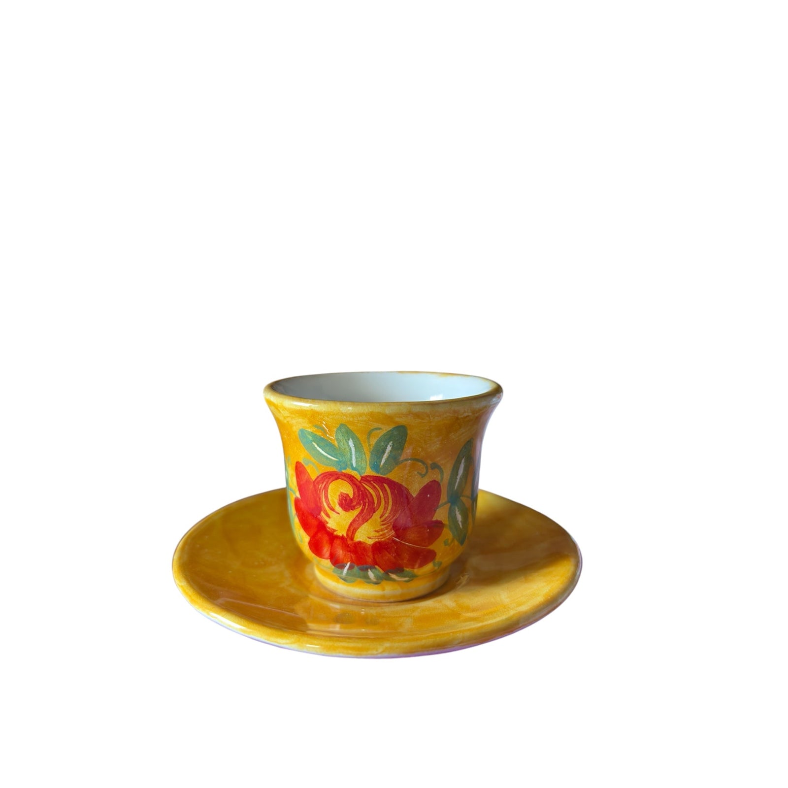 The Senape Rose Campanella Espresso Cup & Plate