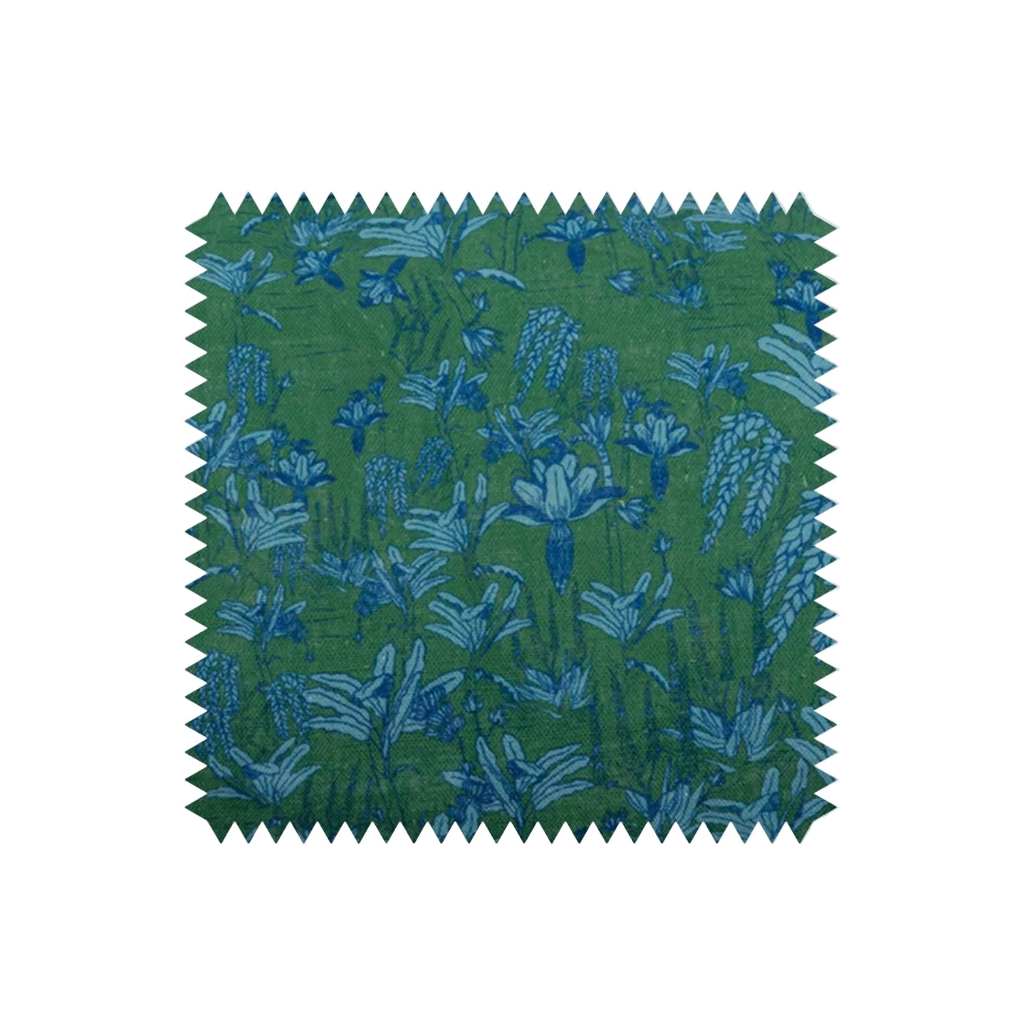 Fabric Swatch of Tropicalia Forest Green