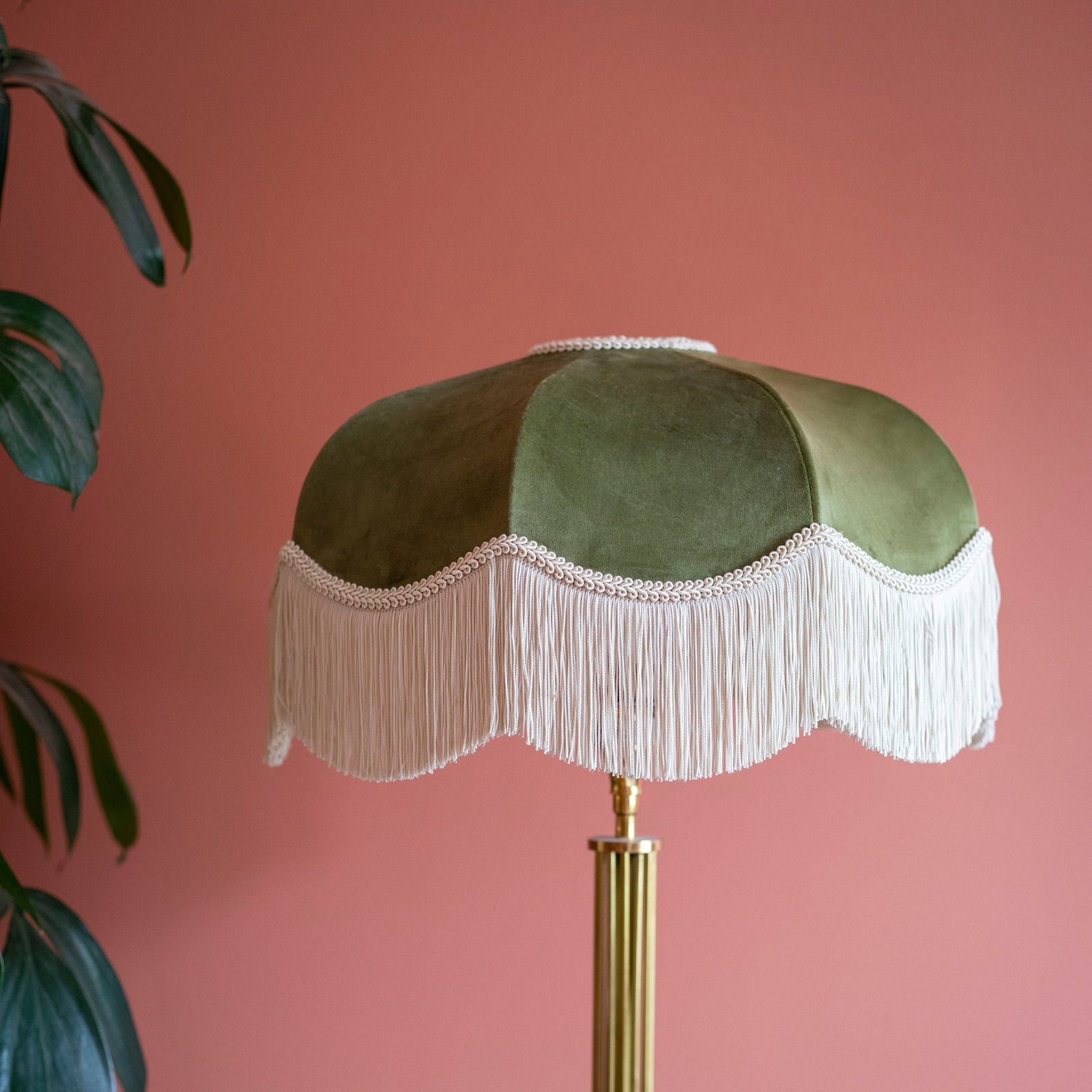 The Pistachio Fringed Lampshade