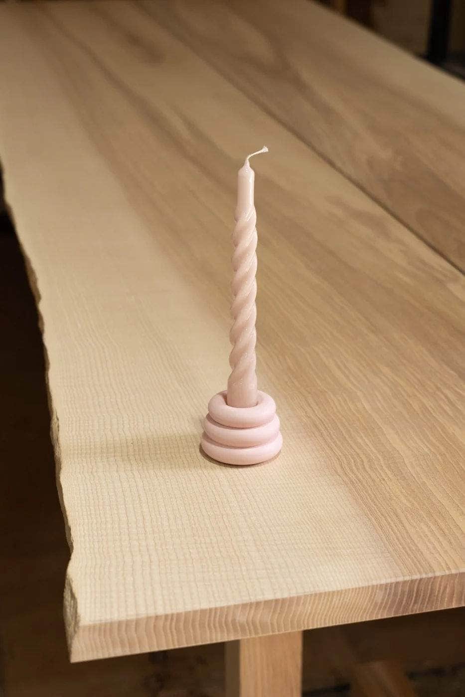 Nude Twisted Gloss Candles - Set of 6