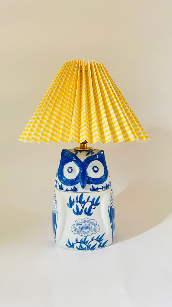 Antique Owl Lamp
