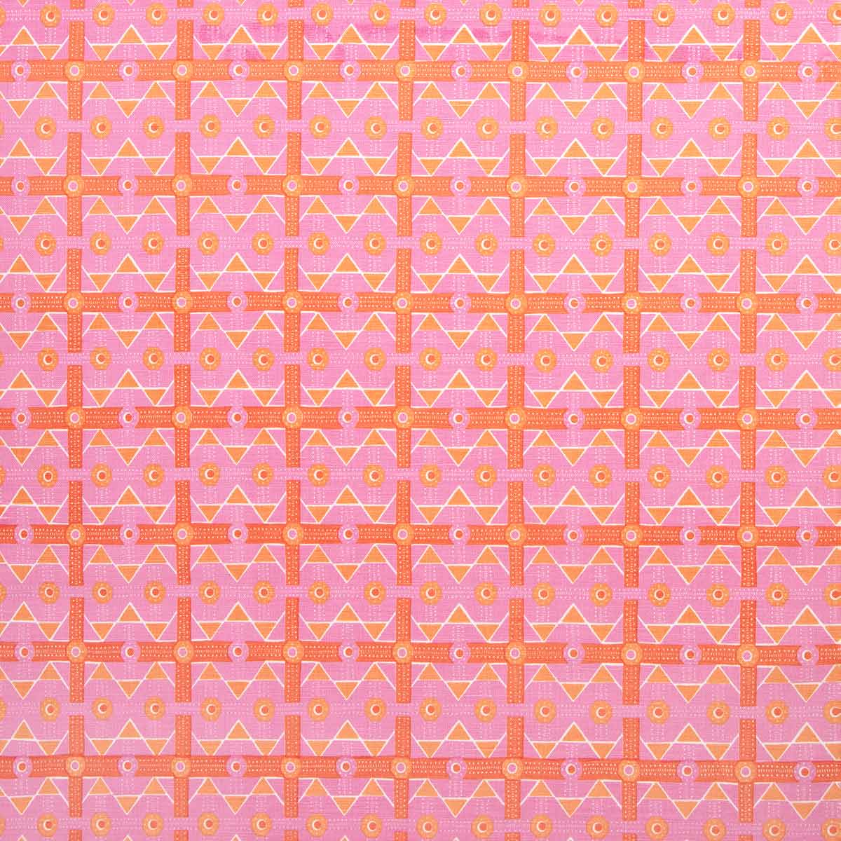 Pink Charbagh Fabric