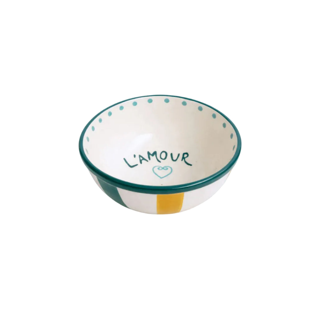 L’amour Green & Yellow Bowl