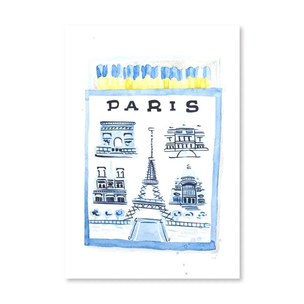 Paris Matchbook Art Print