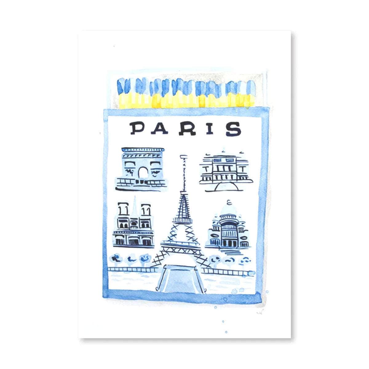 Paris Matchbook Print