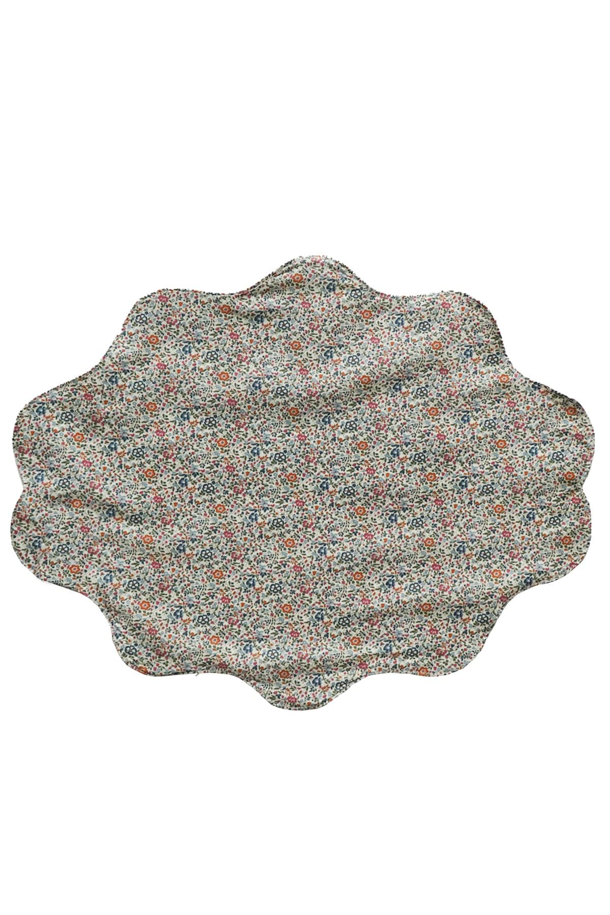 Reversible Wavy Placemat made with Liberty Fabric LINEN GARDEN & KATIE & MILLIE