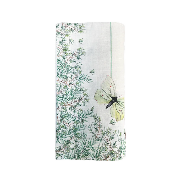 Brimstone Butterfly Linen Nakpkin
