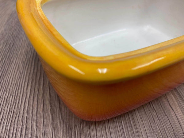 Butter Dish with Lid - Sunrise Glaze