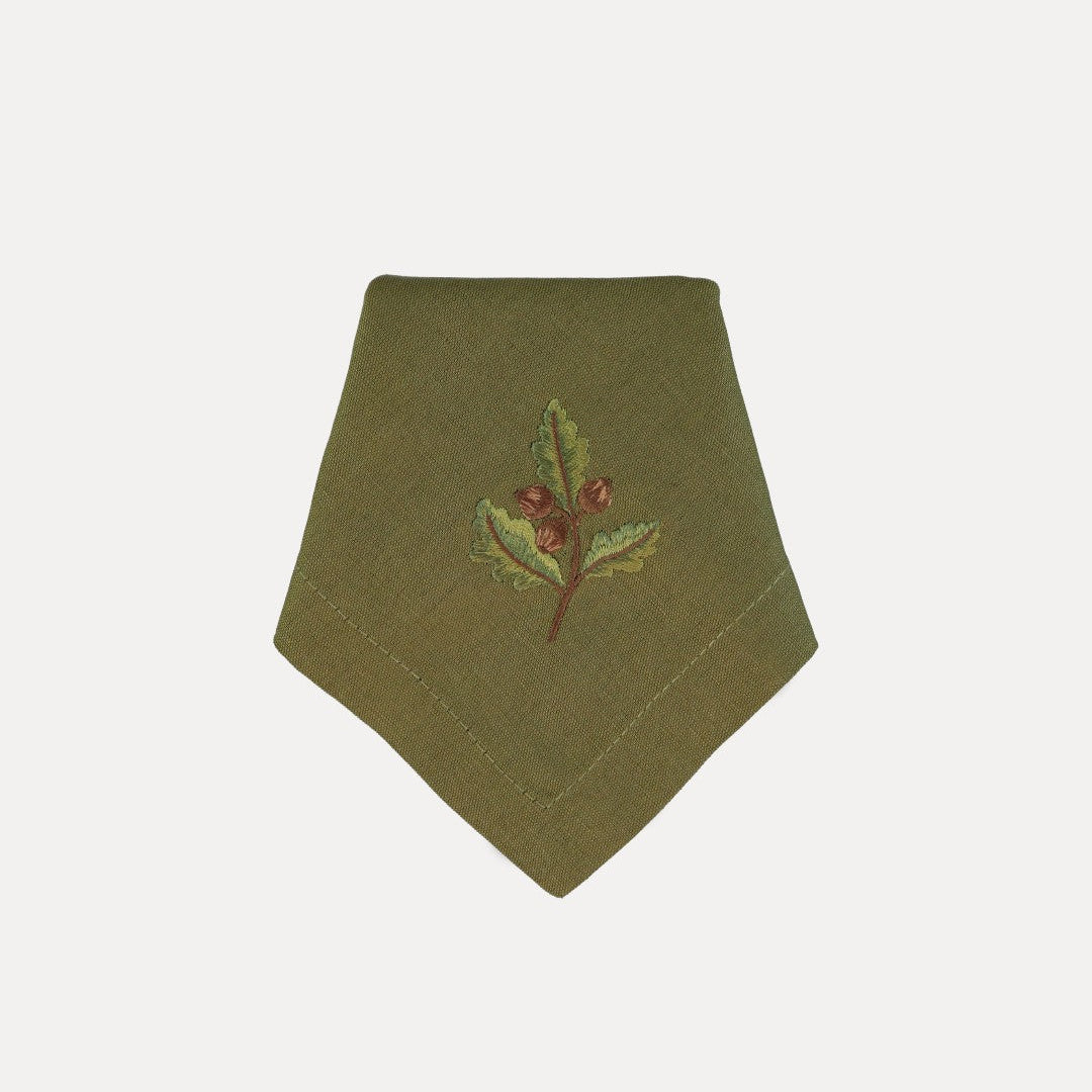 Green Acorn Napkin