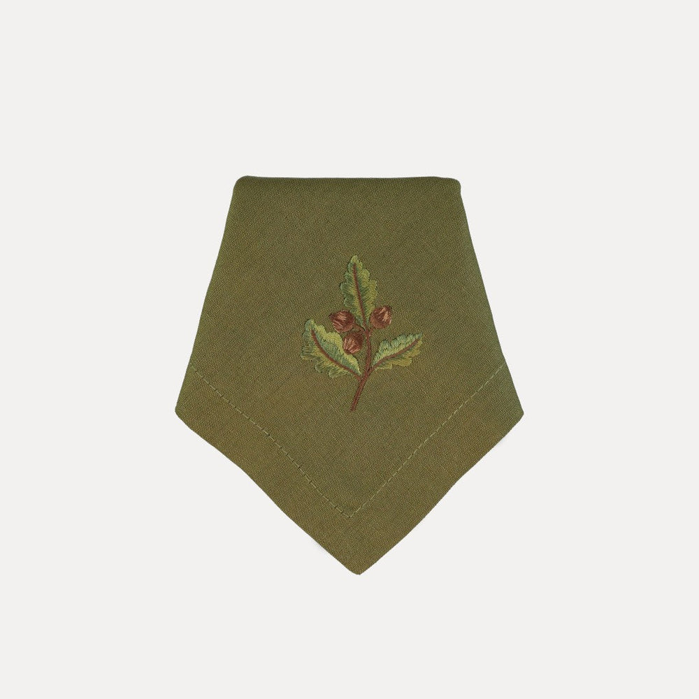 Green Acorn Napkin