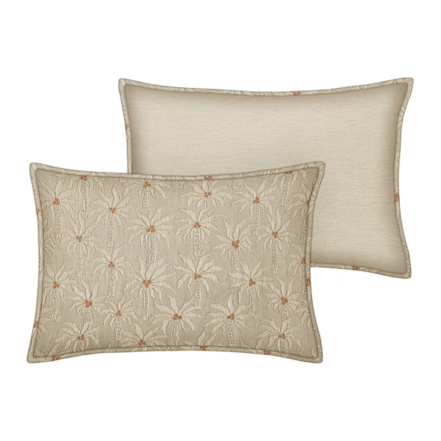 Cushion Laura Sand & Ecru