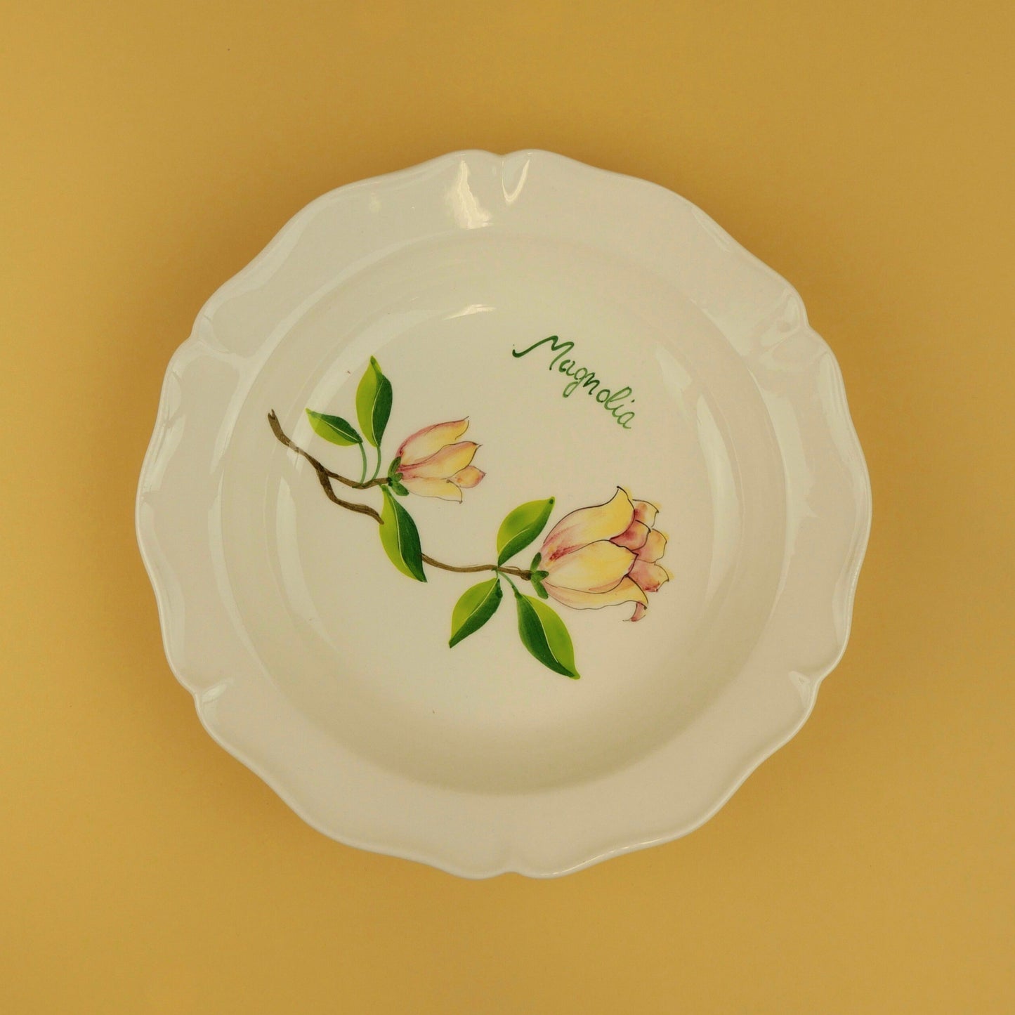 Set of 4 Botanica Soup Plates