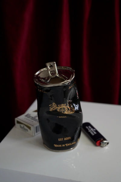 Crushed Silver Beer Can