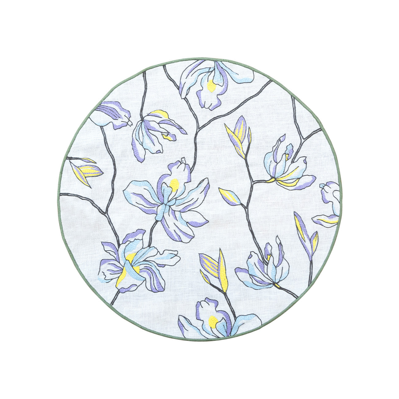 Floral Fresco - Placemats - Blue (Set of 4)