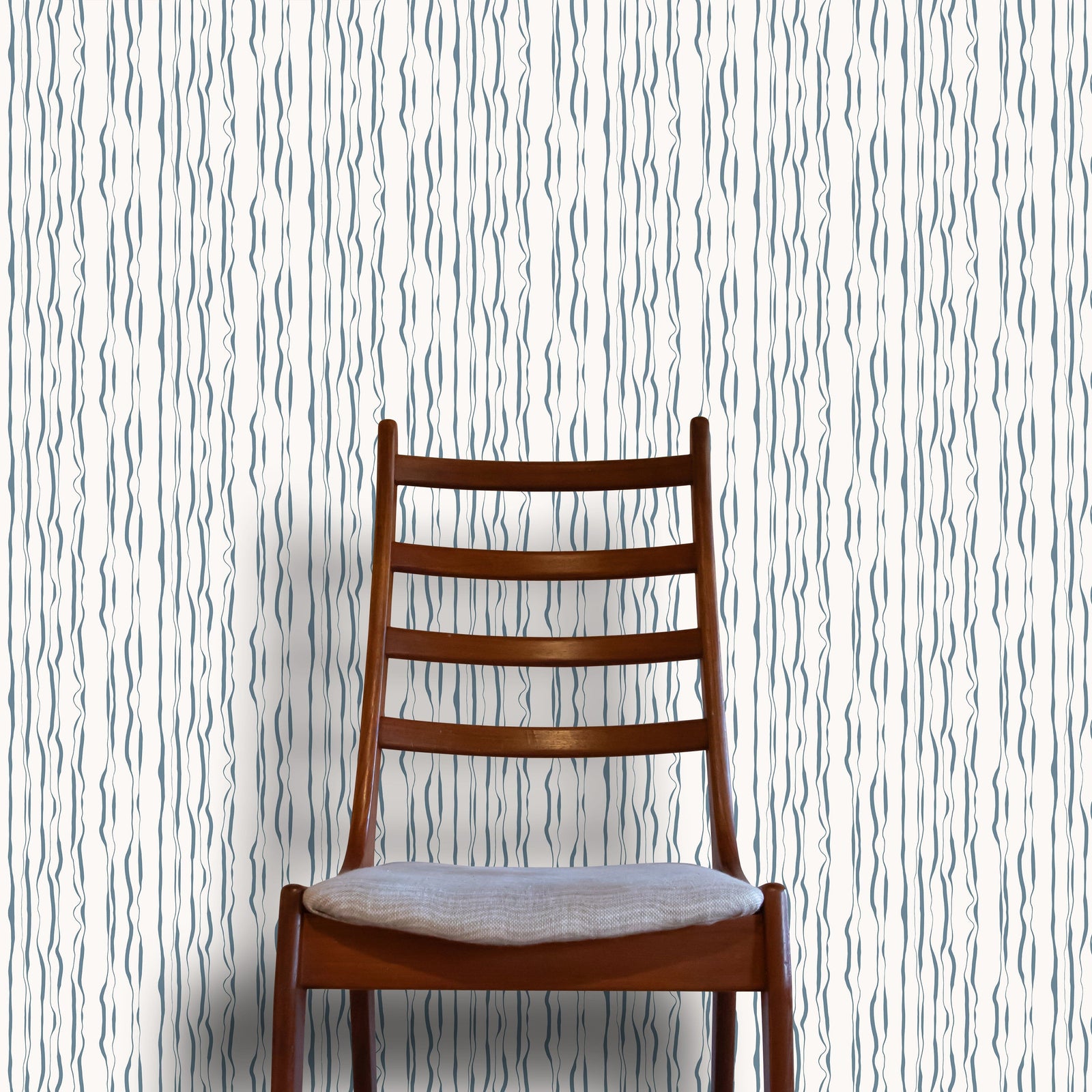 Indian Ink Wallpaper - Stone Blue